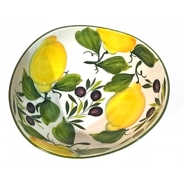 Serving Bowl Lemon Olives Serving pieces Piccadilly Costa d'Amalfi