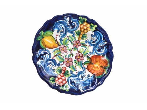 Dinner Plate Barocco Blue