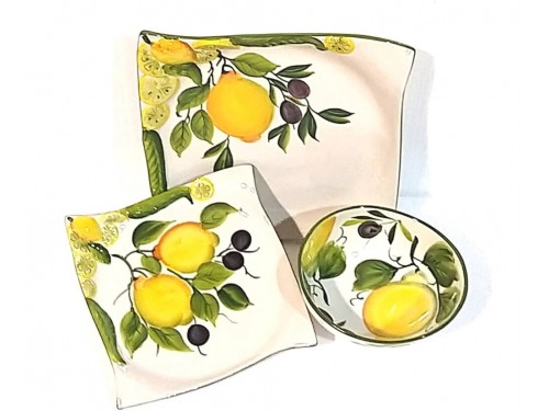 Set Piatti Limoni e olive