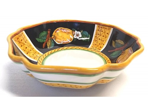 Serving Bowl Lemon Conca Black