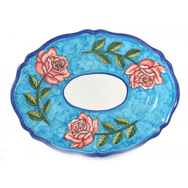 Oval Plate Roses