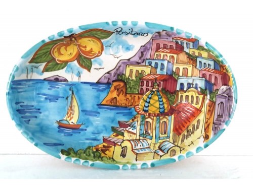 Oval Plate Positano