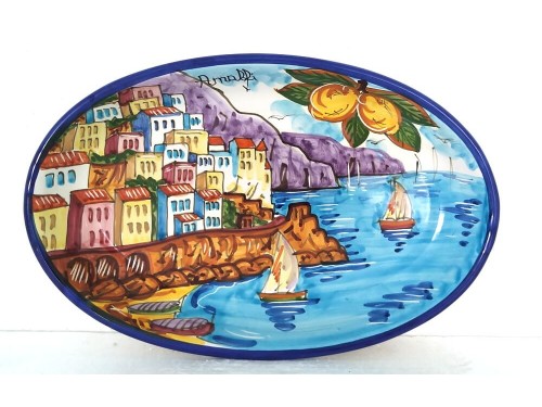 Oval Plate Amalfi