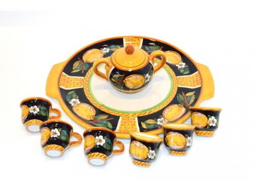 Espresso Set Lemon Black