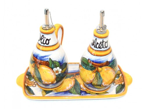 Oil - Vinegar Set Lemon Conca