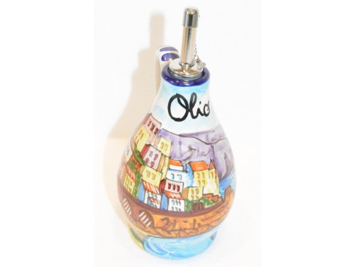 Oil Bottle Amalfi Blue