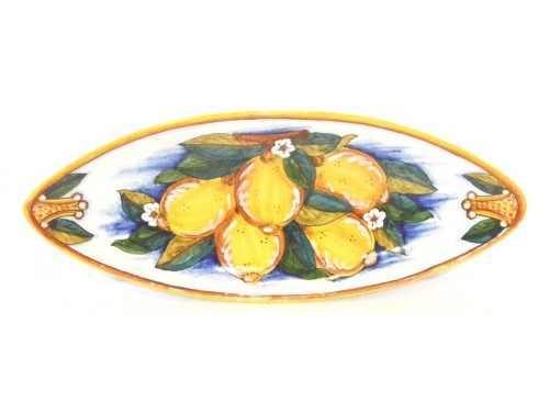 Oval (pointy) Plate Lemon Conca