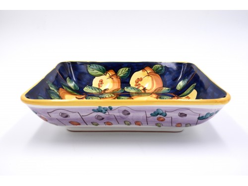 Squared Bowl Lemon blue