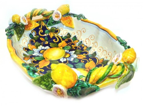 Oval Fruit Bowl Lemon C.