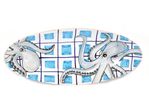 Oval (pointy) Plate Octopus