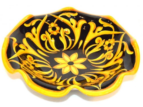 Fruit Bowl Barocco Black