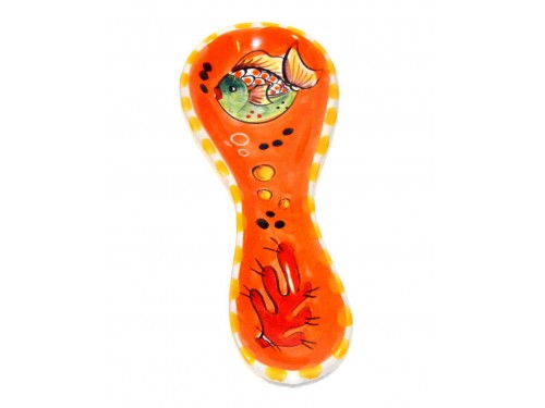 Spoon Rest Fish Orange