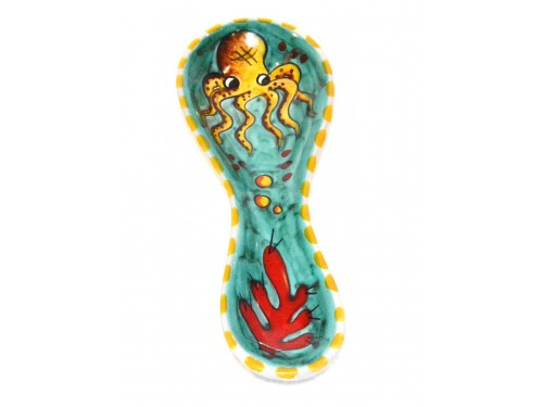 Spoon Rest Octopus Green