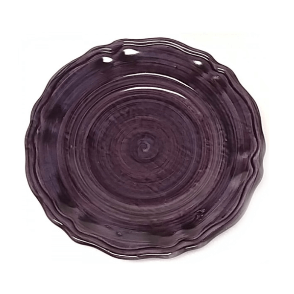Dinner Plate Purple Plates Piccadilly Costa d'Amalfi