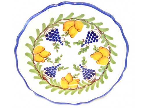 Salad Plate Lemon Grapes