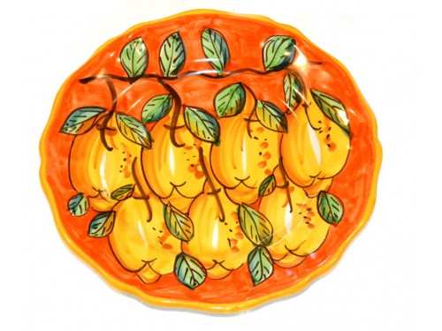 Dinner Plate Lemon Orange