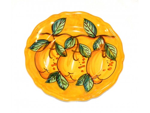 Salad Plate Lemon Yellow