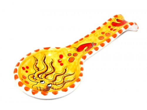 Big Spoon Rest Octopus Yellow