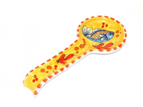 Big Spoon Rest Fish Yellow