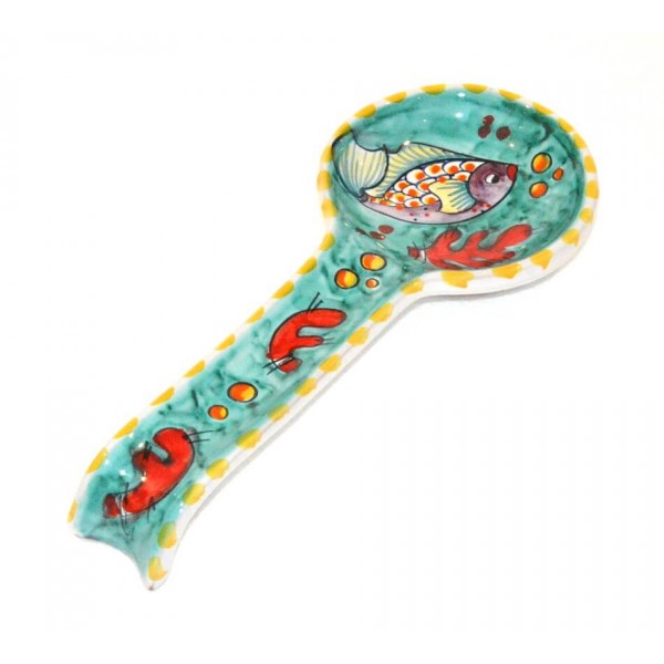 Big Spoon Rest Fish Green Spoon Rests Piccadilly Costa d'Amalfi