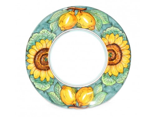 Dinner Plate Lemon Sunflower Green