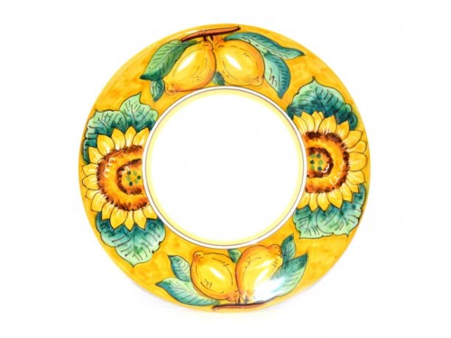 Salad Plate Lemon Sunflower yellow