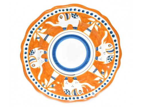 Salad Plate Elephant orange