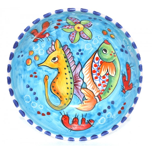 Soup bowl Fishes Light Blue Soup bowls / Pasta plates Piccadilly