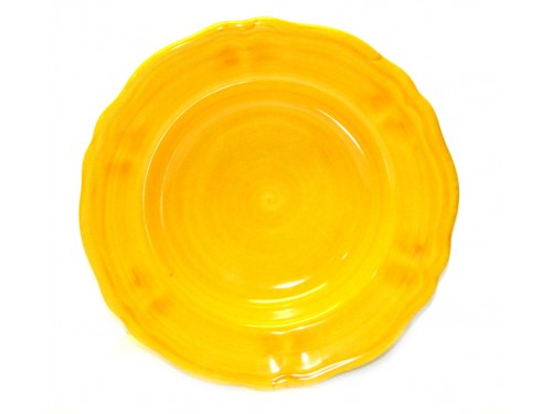 Piatto Fondo Monocolore Giallo