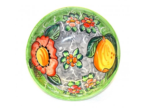 Soup bowl Lemon Flower Green