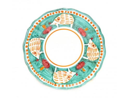 Pasta Plate hedgehog Green