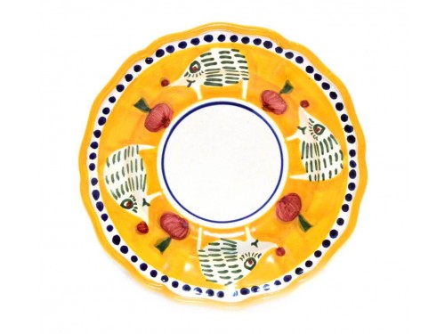Piatto Fondo Riccio Giallo