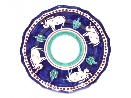 Dinner Plate Donkey blue