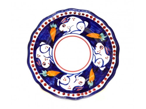 Dinner Plate Rabbit blue