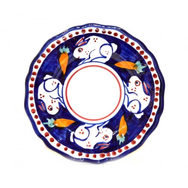 Salad Plate rabbit blue Plates Piccadilly Costa d'Amalfi