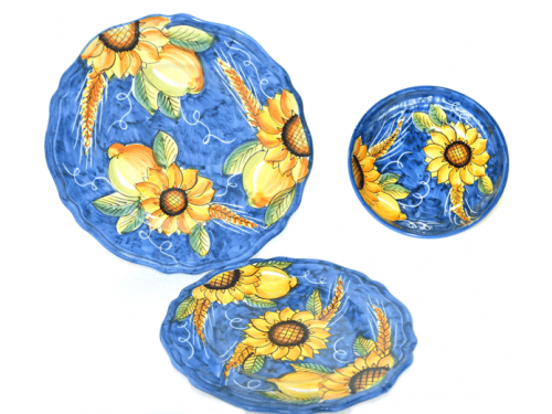 Set Dishes Sunflower