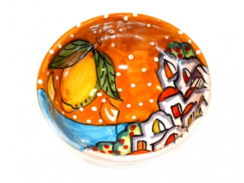 Condiment Bowl Houses orange 4,70 inches