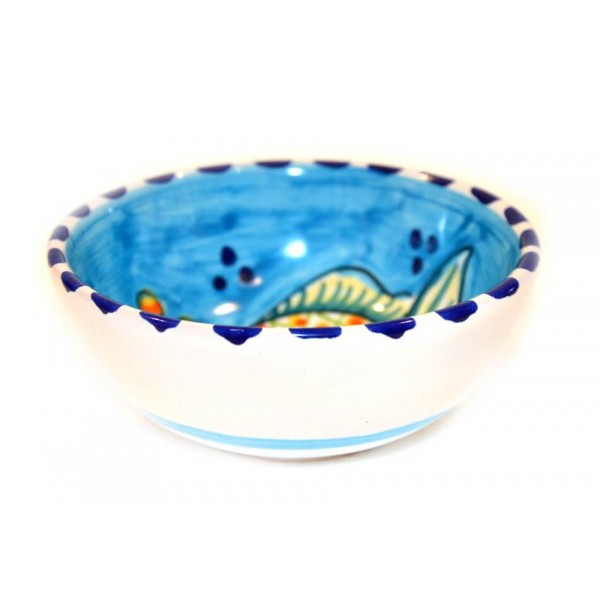 Condiment Bowl Fishes Light Blue 4,70 inches