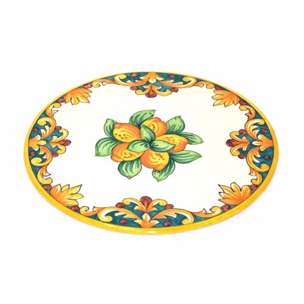 Cake Plate Lemon version 4 11 80 inches Serving pieces Piccadilly Costa d Amalfi