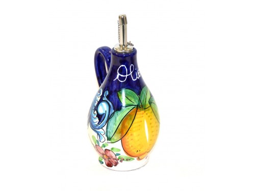 Oil Bottle Barocco Blue