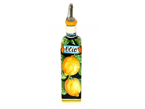 Bottiglia Olio Limoni nero