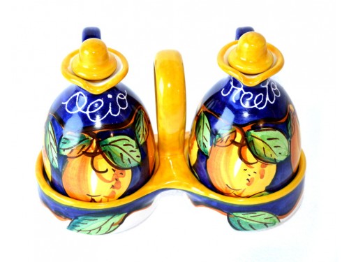 Set Olio - Aceto Limoni Blu