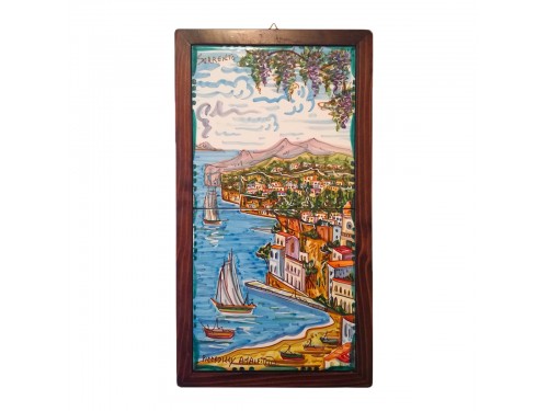 Set 2 tiles Sorrento framed