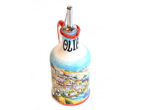 Oil Bottle Amalfi Style red