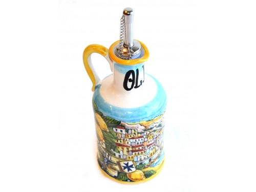 Oil Bottle Amalfi Style yellow