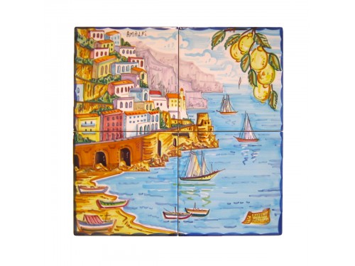 Set 4 tiles Amalfi