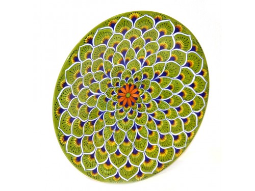 Wall Plate Peacock green