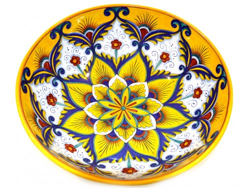 Round Bowl Star Yellow