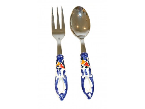 Salad Tongs Multicolor Steel