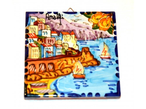 Mattonella Amalfi Limone blu 10 x 10